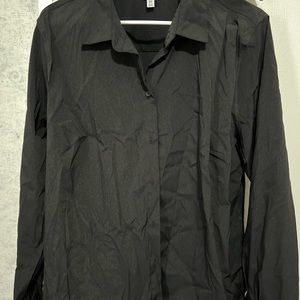 Time in true black XXL button down shirt